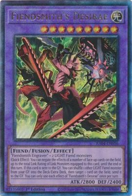 Fiendsmith&#39;s Desirae - RA04-EN056 - Ultimate Rare 1st Edition (espanol)