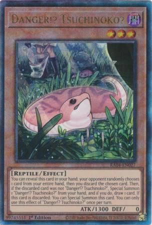 Danger!? Tsuchinoko? - RA04-EN027 - Ultimate Rare 1st Edition Quarter Century Stampede 1st Edition Singles