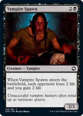 Vampire Spawn 123/281 - Adventures in the Forgotten Realms (AFR)  (Español)