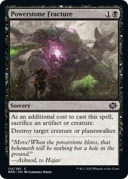 Powerstone Fracture 112/287 - The Brothers&#39; War (BRO)