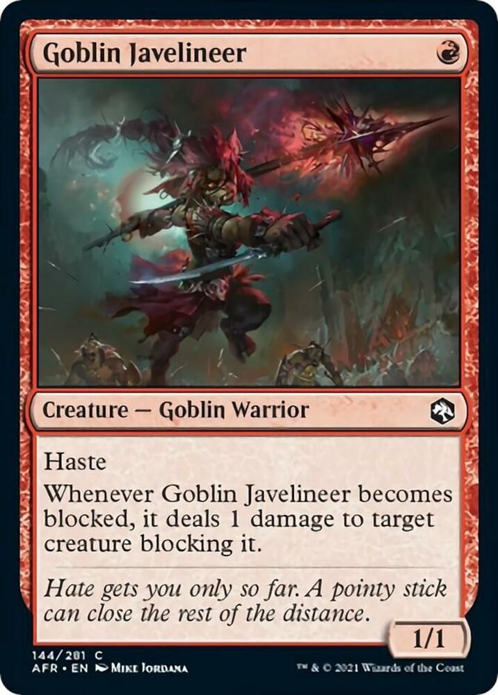 Goblin Javelineer 114/281 - Adventures in the Forgotten Realms (AFR)