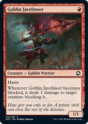 Goblin Javelineer 114/281 - Adventures in the Forgotten Realms (AFR)