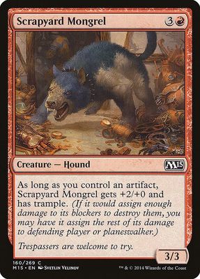 Scrapyard Mongrel 160/269 - Magic 2015 (M15) (Español)