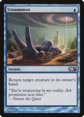 Unsummon 78/249 - Magic 2011 (M11) (Español)