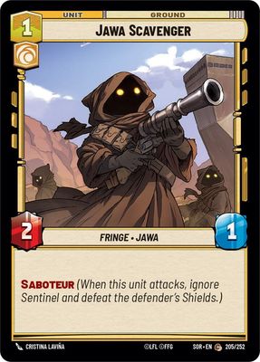 Jawa Scavenger - Spark of Rebellion (SOR) Spark of Rebellion