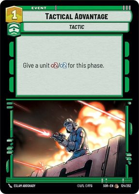 Tactical Advantage - Spark of Rebellion (SOR) Spark of Rebellion
