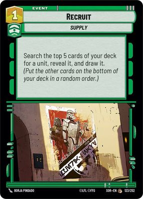 Recruit - Spark of Rebellion (SOR) Spark of Rebellion