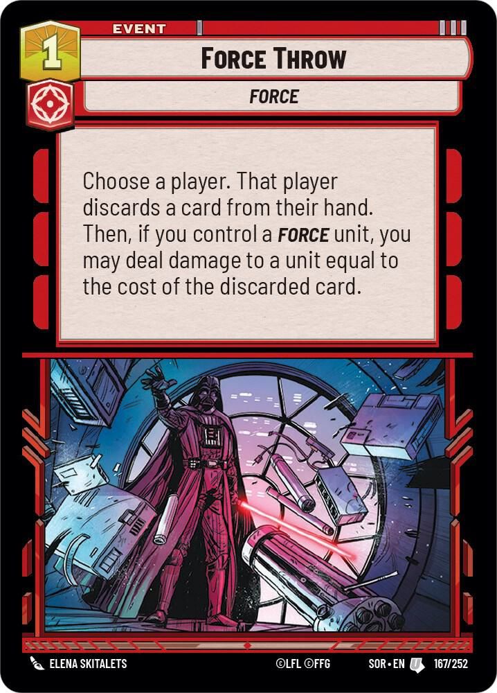 Force Throw - Spark of Rebellion (SOR) Spark of Rebellion