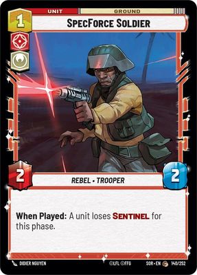 SpecForce Soldier - Spark of Rebellion (SOR) Spark of Rebellion