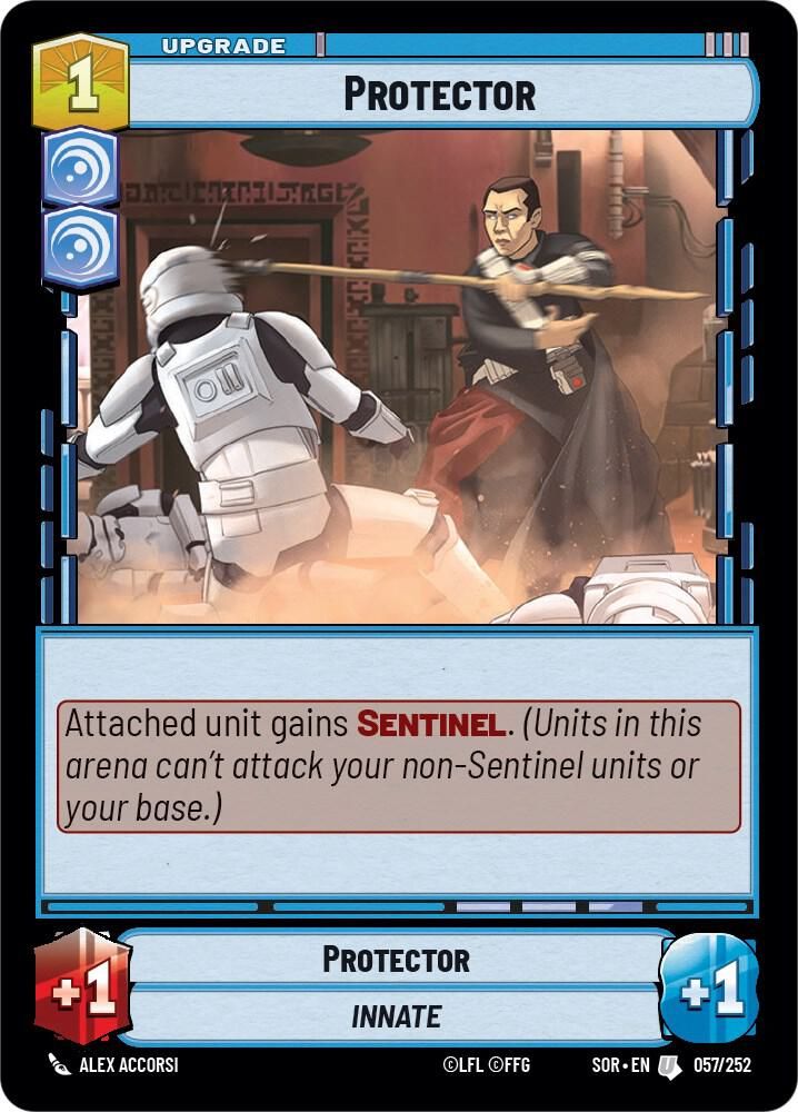 Protector - Spark of Rebellion (SOR) Spark of Rebellion Foil