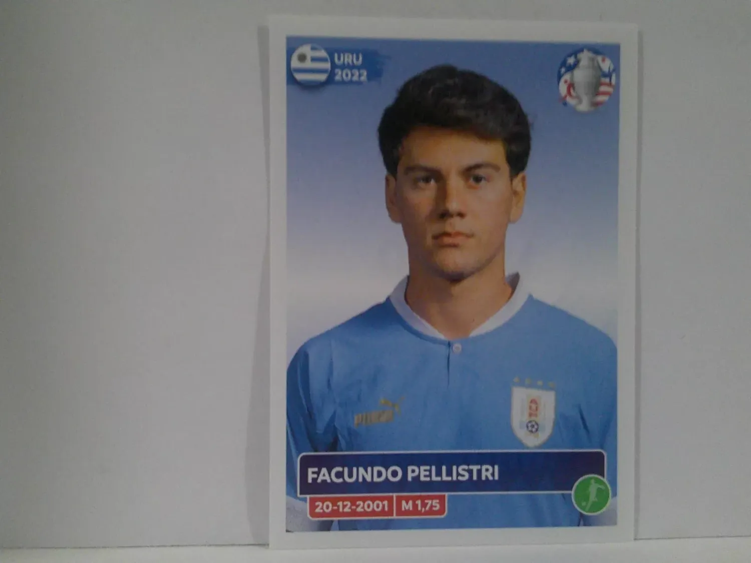 FACUNDO PELLISTRI Panini Copa América 2024 #URU20 URUGUAY-