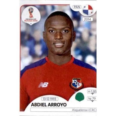 Abdiel Arroyo Panamá panini 539 world cup 2018