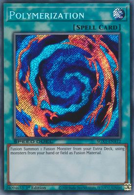 Polymerization - SGX1-ENA12 - Secret Rare 1st Edition Speed Duel GX Duel Academy Box Singles