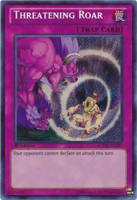 Threatening Roar - LCYW-EN297 - Secret Rare 1st Edition Legendary Collection 3: Yugi&#39;s World 1st Edition Singles