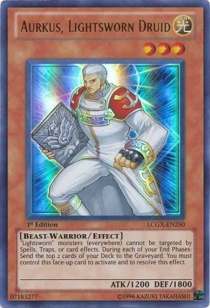 Aurkus, Lightsworn Druid - LCGX-EN250 - Ultra Rare 1st Edition Legendary Collection 2 1st Edition Singles
