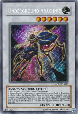 Underground Arachnid - ABPF-EN096 - Secret Rare Unlimited Absolute Powerforce [ABPF] Unlimited Singles