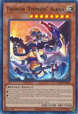 Therion &quot;Empress&quot; Alasia - POTE-EN008 - Super Rare Unlimited Power of the Elements Unlimited Singles