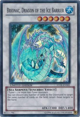 Brionac, Dragon of the Ice Barrier - H5SE-EN001 - Super Rare Limited Edition Yu-Gi-Oh! Promo Cards (Espanol)