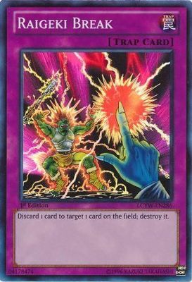 Raigeki Break - LCYW-EN286 - Super Rare 1st Edition Legendary Collection 3: Yugi&#39;s World 1st Edition Singles