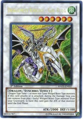 Dragunity Knight - Gae Bulg - HA03-EN057 - Secret Rare 1st Edition Hidden Arsenal 3 [HA03] 1st Edition Singles