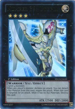 Number 39: Utopia - YS12-EN039 - Ultra Rare 1st Edition Starter Deck: Xyz Symphony 1st Edition Singles
