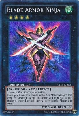 Blade Armor Ninja - CBLZ-ENSE2 - Super Rare Yu-Gi-Oh! Promo Cards (Espanol)