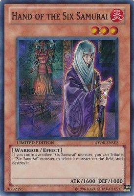 Hand of the Six Samurai - STOR-ENSE2 - Super Rare Yu-Gi-Oh! Promo Cards