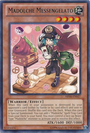 Madolche Messengelato - ABYR-EN027 - Rare Unlimited Abyss Rising Unlimited Singles