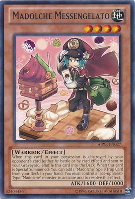 Madolche Messengelato - ABYR-EN027 - Rare Unlimited Abyss Rising Unlimited Singles
