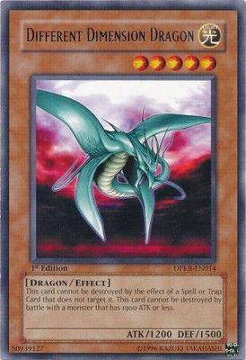 Different Dimension Dragon - DPKB-EN014 - Rare 1st Edition Duelist Pack: Kaiba 1st Edition Singles