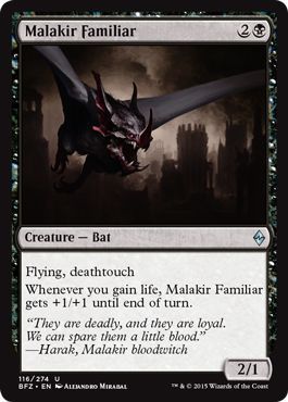 Malakir Familiar 116/274 Battle for Zendikar Singles