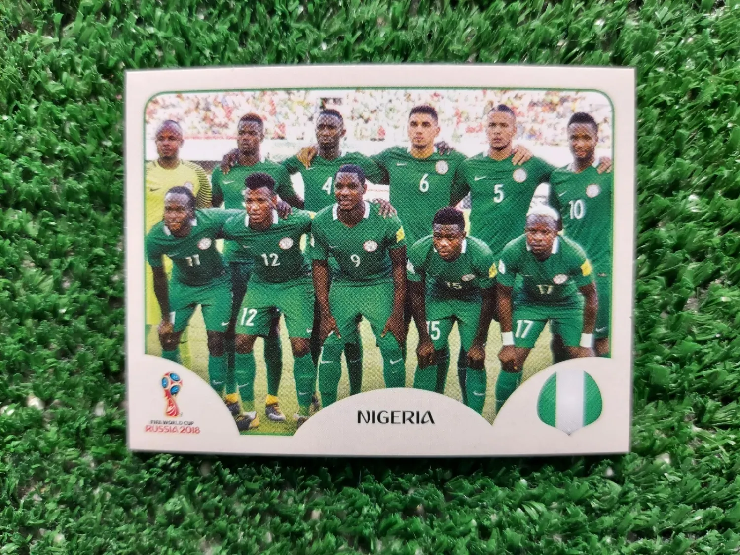NIGERIA N°321 PANINI WORLD CUP RUSSIA 2018