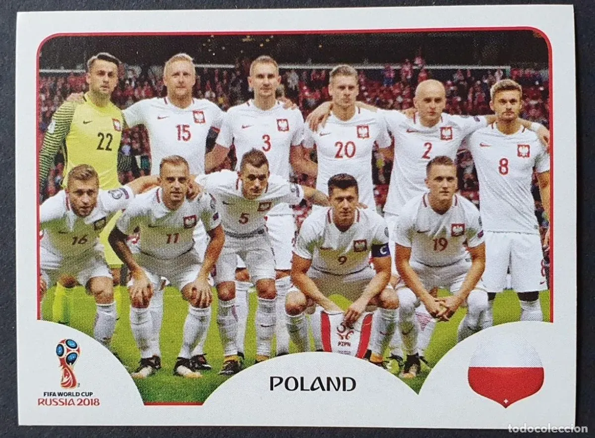 #581 TEAM (Poland) - Panini FIFA World Cup RUSSIA 2018