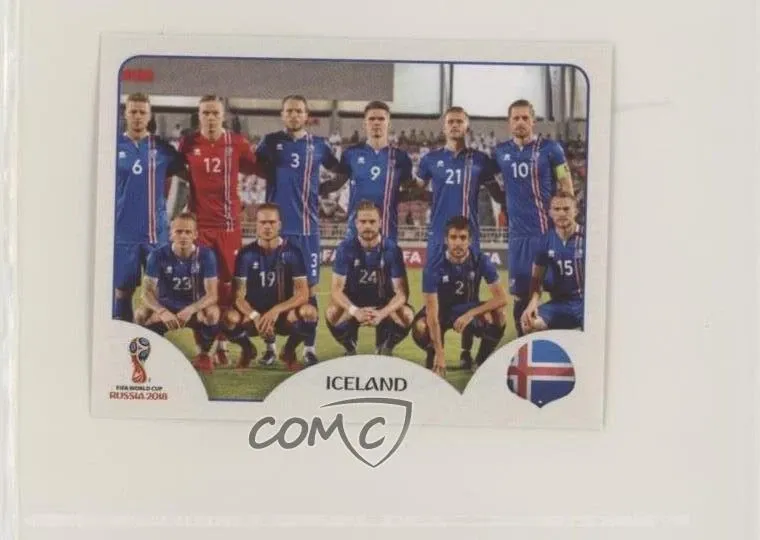 Iceland Team #281  2018 Panini Fifa World Cup Russia