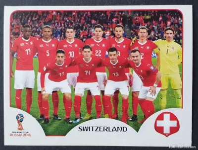 #361 TEAM (Switzerland) - Panini FIFA World Cup RUSSIA 2018
