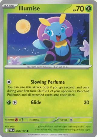 Illumise - 010/167 - Common Scarlet and Violet: Twilight Masquerade Singles