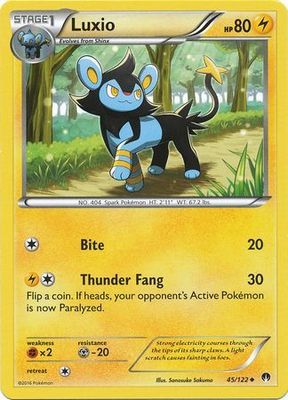 Luxio - 45/122 - Uncommon XY: Breakpoint Singles