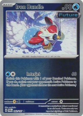 Iron Bundle - 062/167 - Uncommon Reverse Holo Scarlet &amp; Violet: Twilight Masquerade Reverse Holo Singles