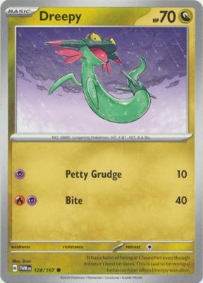 Dreepy - 128/167 - Common Scarlet and Violet: Twilight Masquerade Singles