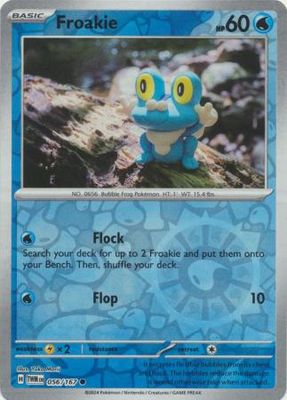 Froakie - 056/167 - Common Reverse Holo Scarlet &amp; Violet: Twilight Masquerade Reverse Holo Singles