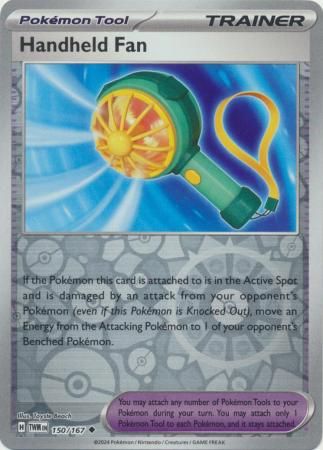 Handheld Fan - 150/167 - Uncommon Reverse Holo Scarlet &amp; Violet: Twilight Masquerade Reverse Holo Singles