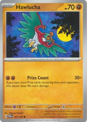 Hawlucha - 107/167 - Common Scarlet and Violet: Twilight Masquerade Singles