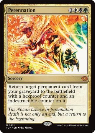 Perennation - 0212 Tarkir: Dragonstorm Singles