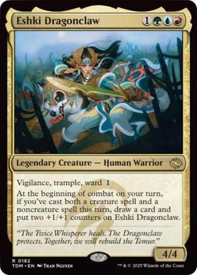Eshki Dragonclaw - 0182 Tarkir: Dragonstorm Singles