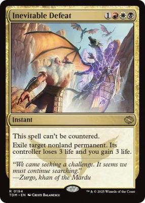 Inevitable Defeat - 0194 Tarkir: Dragonstorm Singles