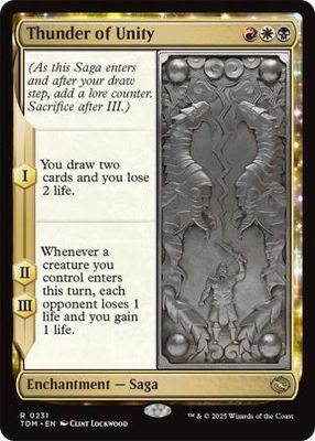Thunder of Unity - 0231 Tarkir: Dragonstorm Singles