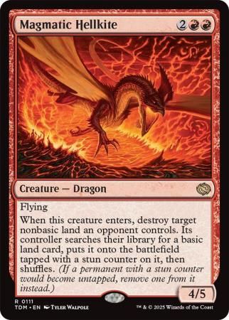 Magmatic Hellkite - 0111 Tarkir: Dragonstorm Singles