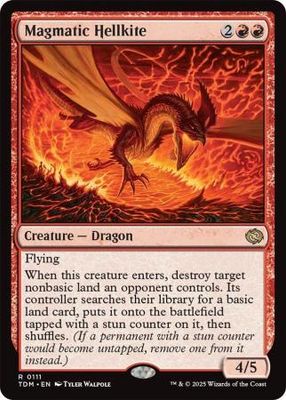 Magmatic Hellkite - 0111 Tarkir: Dragonstorm Singles