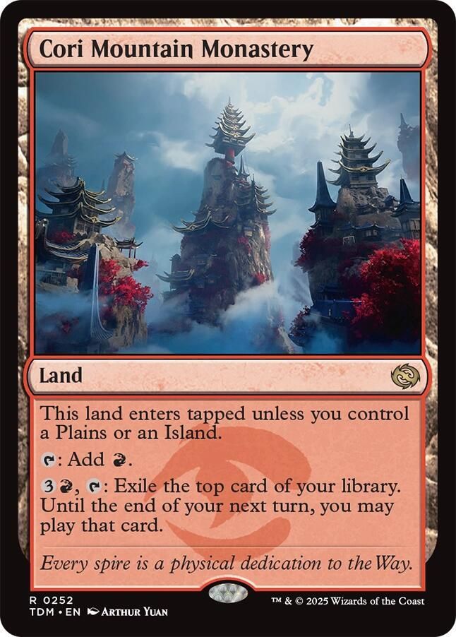 Cori Mountain Monastery - Tarkir: Dragonstorm (TDM) Tarkir: Dragonstorm Foil