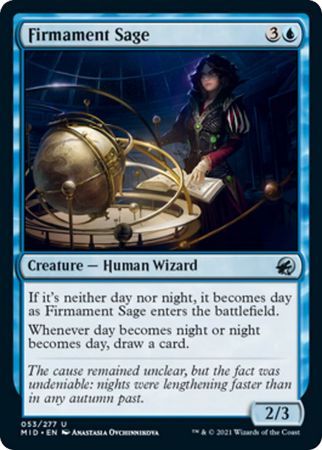 Firmament Sage 053/277 Innistrad: Midnight Hunt Singles